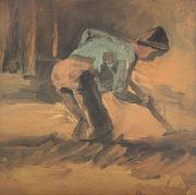 Vincent Van Gogh Man Digging (nn04) Spain oil painting artist
